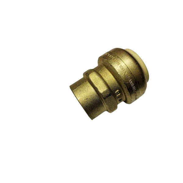 10 PIECES 1" PUSH FIT X 3/4" FNPT FEMALE THREADED ADAPTER, NSF