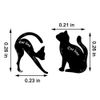 TailaiMei Eyeliner Stencils, Matte PVC Material Smoky Eyeshadow Applicators Guide Template Tool