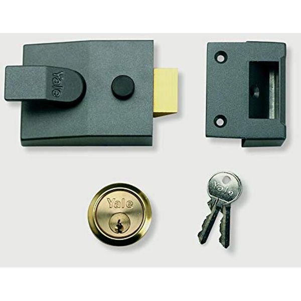 Yale Deadlocking Standard Nightlatch Security Lock - 40mm - DMG