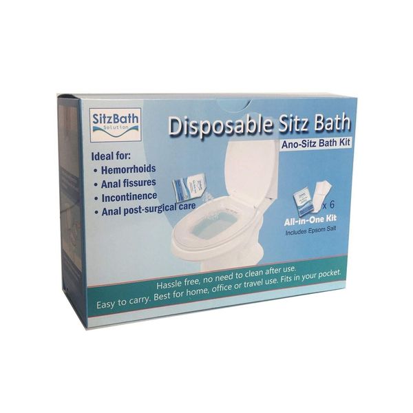 Ano- Sitz Bath Kit, Disposable Sitz Bath Soak for Hemorrhoids