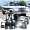 5x7 7x6" LED Headlights Hi-Lo For 1982-2012 Ford E-150 E-250 E-350 Van