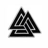 Valknut Norse Rune Viking Iron On Sew On Embroidered Patch