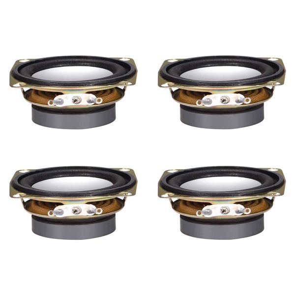 sourcing map 3W 4 Ohm DIY Magnetic Speaker 52mm Square Shape Replacement Loudspeaker 4pcs