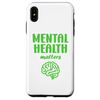 iPhone XS Max Simple support Brain Illness quote Mental health matters Case
