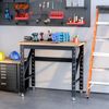 45" Garage Project Activity Center Desk with Adjustable Footapds, Dark Grey
