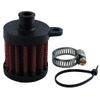 Uni Filter UP-123 1/2" Push-in Breather , Black
