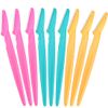9 Pcs Eyebrow Razors Multipurpose Fine Hair Remover Precisely Eyebrow Trimmer Portable Facial Hair Sharp Removers