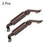 sourcing map 2 Pcs Left Right Spring Lid Hinge, Lid Stay Support Hinges for Box, Cabinet, Reddish Bronze