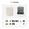 K&F Concept Digital Camera Case, Waterproof & Protective Small Camera Bag, Lightweight Camera Sling Bag with 2 Carrying Ways (White)