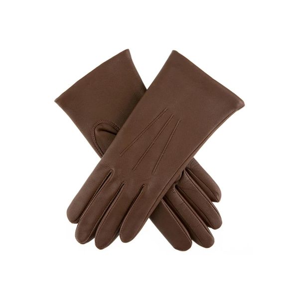 Dents Emma Women's Classic Leather Gloves CHESTNUT 7
