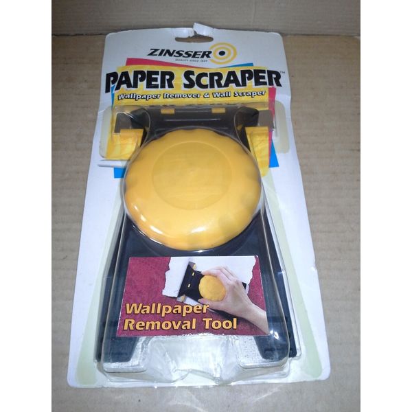 Zinsser 2986 Paper Scraper Wallpaper Remover & Wall Scraper, NOS