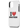 iPhone 12 mini I Love Protein Funny Gym Workout Case