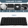 Begonia.K Rollaway Bed Portable Folding Bed Cot with Black Mat Heavy Duty Bed