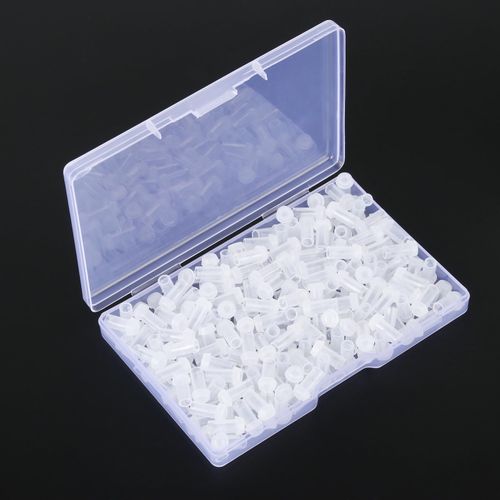 Duogalia 2.5mm Fiber Optic Dust Caps, 200 Pack FC/SC/ST Dust Caps for LC Fiber Optic Connector Ceramic Plug