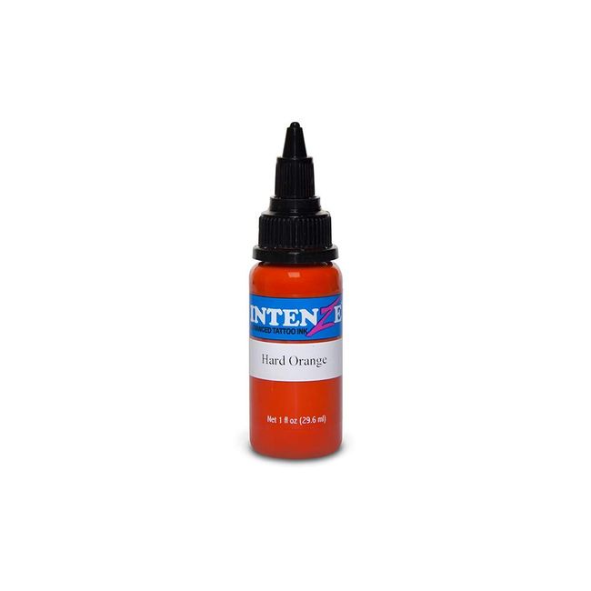 Intenze Tattoo Ink - Hard Orange - 1/2oz Bottle