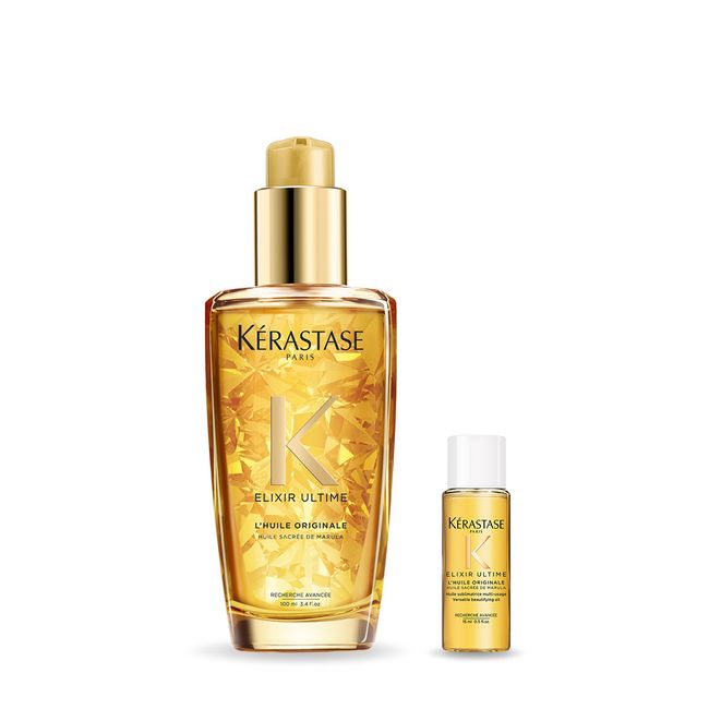 [Kerastase][Jang Wonyoung Hair Oil] Elixir Ultim 100ml Oil [Elixir Ultim 15ml additional gift]