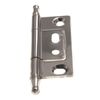 Hafele Non-Mortise Solid Brass Butt Hinge Polished Nickel Minaret Tip 351.95.780