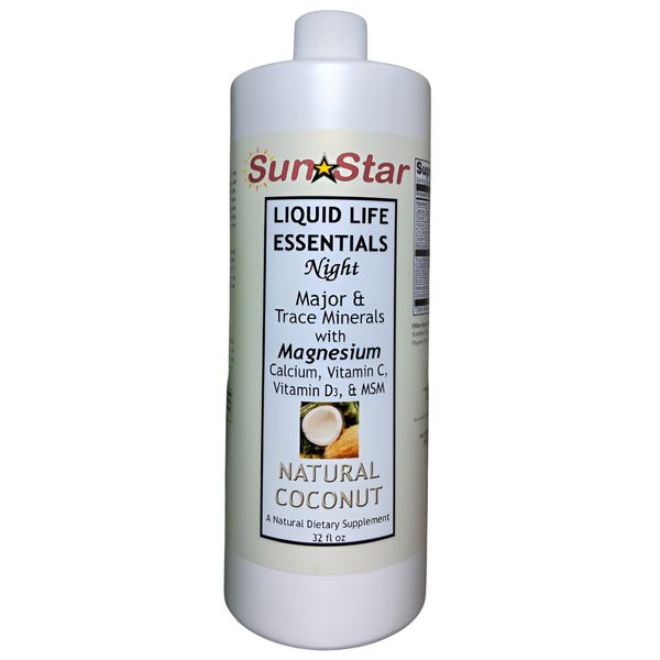 Liquid Multivitamin - Night Vitamins - 32oz - Coconut