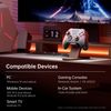 GUSGU G7 Wireless Gaming Controller with Interactive Screen, 1000Hz Polling Rate, Hall Joysticks & Triggers, 4 Programmable Buttons, Compatible with PC, Switch, PS4, iOS, Android, Red