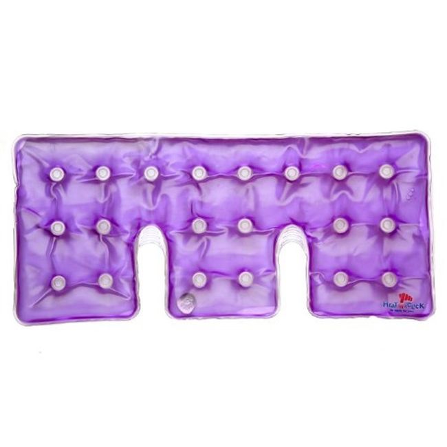 Click It Hot/Cold Reusable Gel Heating Pad. Pain Relief! (Relax (Neck/Shoulder), Purple)