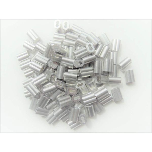 1/8" Double Ferrules (Pkg of 100)