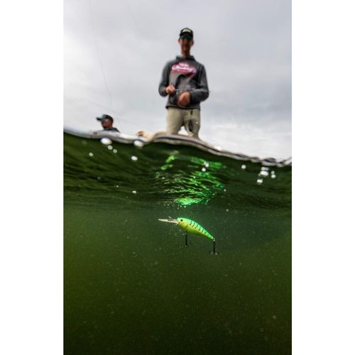 Berkley Flicker Shad Fishing Lure, Chrome Clown, 3/16 oz, 2in | 5cm Crankbaits, Size, Profile and Dive Depth Imitates Real Shad, Equipped with Fusion19 Hook