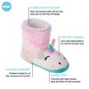 Totes Kids' Boot Slippers, Unicorn