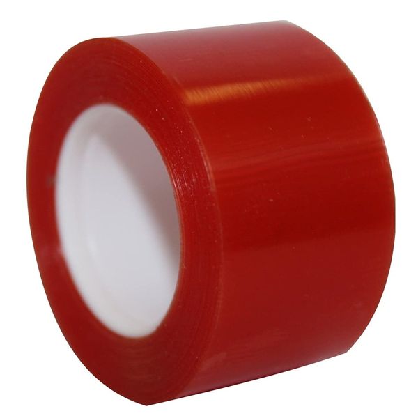 LUTTMANN® RED SECURITY TAPE - Second hair adhesive tape 25 mm x 2.75 m for wigs, hair systems, toupees & foil hair pieces