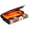 Visconti Daisy Applique Multi Compartment Ladies Leather Purse - DS81