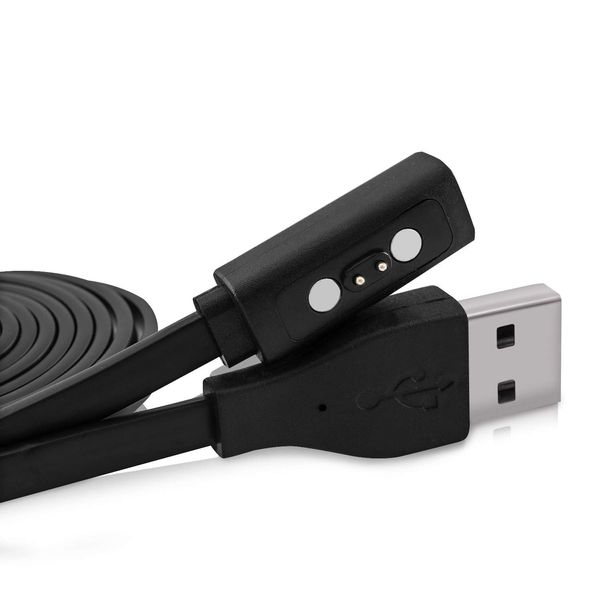 kwmobile kompatibel für Pebble 2SE / 2+ / Time/Time Steel/Time Round USB Ladekabel - Charger für Smart Watch - Fitnesstracker Ersatzkabel