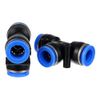 Edinstry Air Hose Quick Fitting One-Touch Pipe Fitting Union Straight Quick Fitting Plastic Air Connector Adapter 6MM-T Type 1pcs