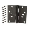Everbilt 4 in. Oil-Rubbed Bronze Square Corner Security Door Hinges Value Pack