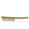 Brass Wire Brush Brass Wire Brush Wooden Handle Brass Bristles Brush 2 Rows