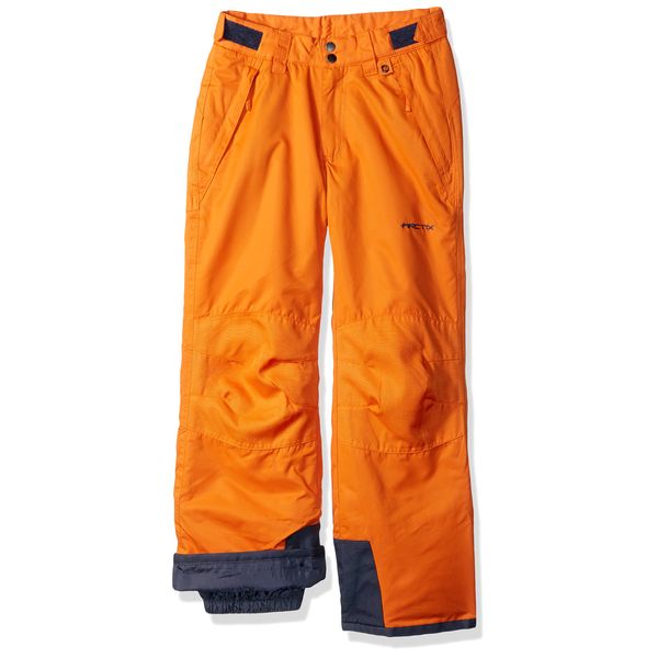 Arctix Kids Snow Pants with Reinforced Knees and Seat, Burnt Orange, Medium