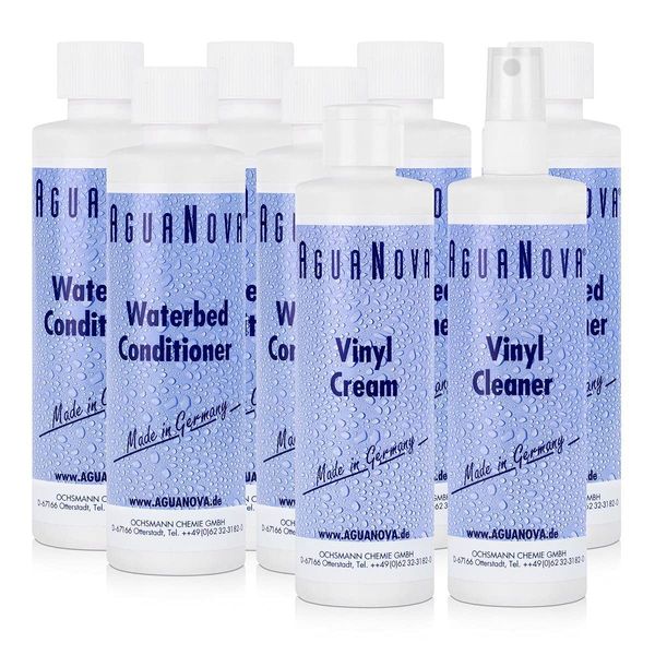 8-Piece Set 6 x Agua Nova Conditioner 125 ml, 1 x Agua Nova Cleanser, 1 x Agua Nova Cream
