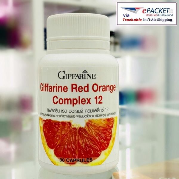 RED ORANGE COMPLEX 12_Lose Weight_Skin Health_Heart Disease GIFFARINE 30 Caps.