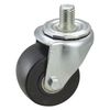 Zoro Select 32J897 Swivel Stem Caster,Polyolfn,3 In,350 Lb.