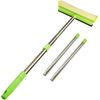 Window Squeegee With Long Extension Pole For Gas Station Glass Shower