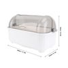 SASKATE Dish Drying Rack with Cover Kitchen Counter Multifunction Space Saving Bottle Dryer Holder Organizer Extra Large Incanus
