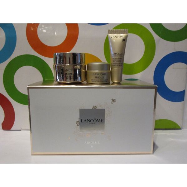 LANCOME ~ ABSOLUE INSPIRED BY THE LIFE POWER OF THE ROSE 3 PC SET ~ BOXED