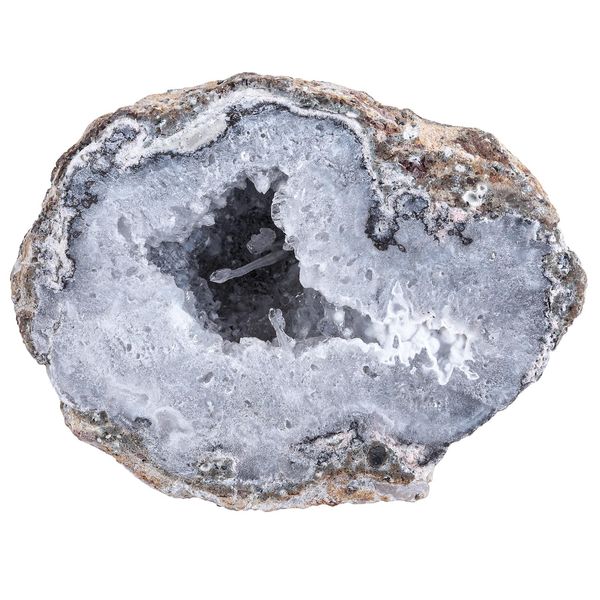 mookaitedecor Agate Geode Crystal Cluster Specimen Irregular Rocks and Minerals for Collecting Decorative Stone Home Decor, Natural Healing Crystal Geode Gift Rare Raw Crystal Rough Stone, 100-200g