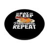 Eat Sleep Pancakes Repeat Breakfast Lovers PopSockets Adhesive PopGrip