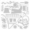 Sizzix Thinlits Die Set 23 Pack 664379 Garden Shed by Sophie Guilar; Ideal for Card Making.