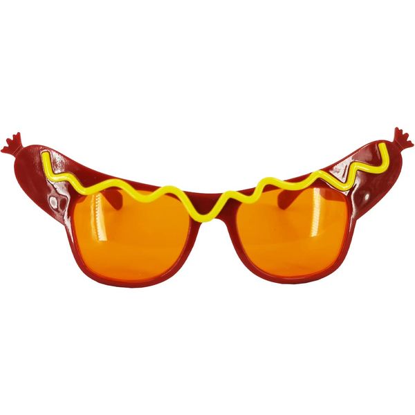 Pohotobooth Props Ltd Hotdog With Mustard Sunglasses