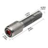 2 Pcs SDS Bit Adapter Hex Socket Drill Holder Converter SDS Socket Adaptor Set Bit Holder Adapter for Hammer Drills