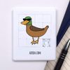 'Duck Wearing Sunglasses' Sliding Puzzle (PZ00029976)