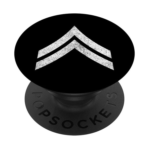 ARMY CORPORALSTRIPES RANK INSIGNIA PATCH PopSockets Swappable PopGrip