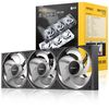 Antec Connect 120 Reverse ARGB Interlockable/Set of 3/Black/Reverse