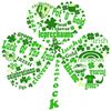 CafePress Irish Shamrock Sticker (Rectangle 50 pk)