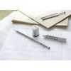 FABER-CASTELL 183797 - 2er Set Bleistifte Grip 2001 & Mini Spitzer, silver